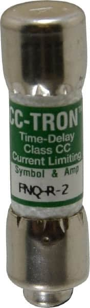 Cooper Bussmann - 300 VDC, 600 VAC, 2 Amp, Time Delay General Purpose Fuse - Fuse Holder Mount, 1-1/2" OAL, 200 at AC (RMS) kA Rating, 13/32" Diam - Americas Industrial Supply