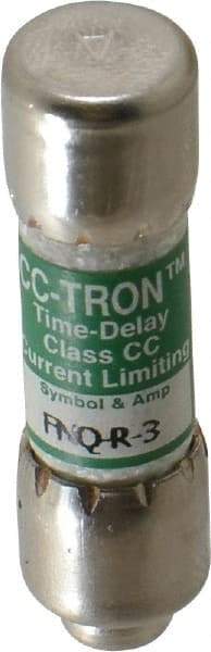 Cooper Bussmann - 300 VDC, 600 VAC, 3 Amp, Time Delay General Purpose Fuse - Fuse Holder Mount, 1-1/2" OAL, 200 at AC (RMS) kA Rating, 13/32" Diam - Americas Industrial Supply