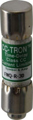 Cooper Bussmann - 300 VDC, 600 VAC, 30 Amp, Time Delay General Purpose Fuse - Fuse Holder Mount, 1-1/2" OAL, 200 at AC (RMS) kA Rating, 13/32" Diam - Americas Industrial Supply