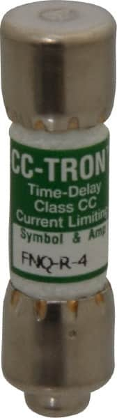 Cooper Bussmann - 300 VDC, 600 VAC, 4 Amp, Time Delay General Purpose Fuse - Fuse Holder Mount, 1-1/2" OAL, 200 at AC (RMS) kA Rating, 13/32" Diam - Americas Industrial Supply