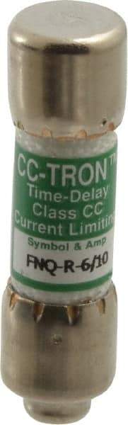 Cooper Bussmann - 300 VDC, 600 VAC, 0.6 Amp, Time Delay General Purpose Fuse - Fuse Holder Mount, 1-1/2" OAL, 200 at AC (RMS) kA Rating, 13/32" Diam - Americas Industrial Supply