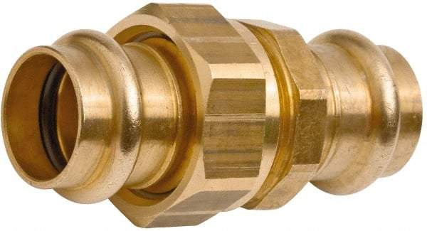 NIBCO - 1-1/4" Wrot Copper Pipe Union - P x P, Press Fitting - Americas Industrial Supply