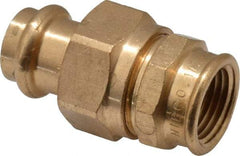 NIBCO - 1/2" Wrot Copper Pipe Union - P x F, Press Fitting - Americas Industrial Supply