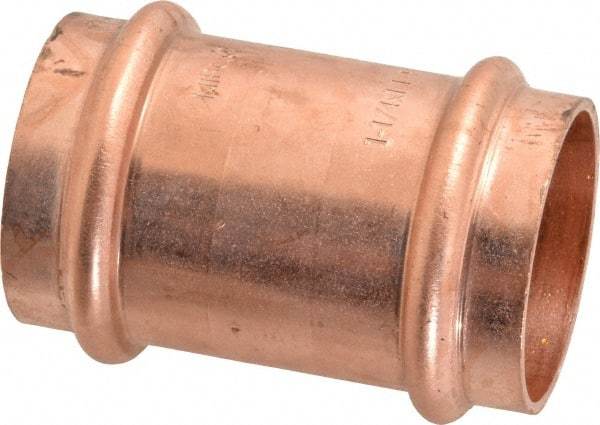 NIBCO - 1-1/4" Wrot Copper Pipe Coupling - P x P, Press Fitting - Americas Industrial Supply