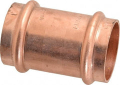 NIBCO - 1-1/4" Wrot Copper Pipe Coupling - P x P, Press Fitting - Americas Industrial Supply