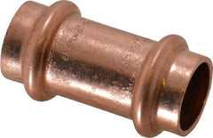 NIBCO - 1/2" Wrot Copper Pipe Coupling without Stop - P x P, Press Fitting - Americas Industrial Supply