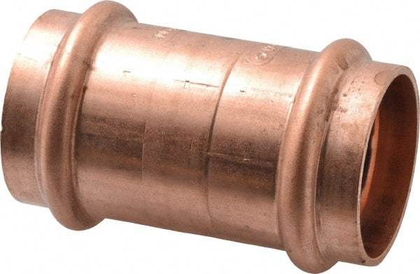 NIBCO - 1-1/2" Wrot Copper Pipe Coupling without Stop - P x P, Press Fitting - Americas Industrial Supply