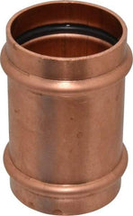 NIBCO - 2" Wrot Copper Pipe Coupling without Stop - P x P, Press Fitting - Americas Industrial Supply