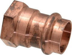 NIBCO - 3/4" Wrot Copper Pipe Adapter - P x F, Press Fitting - Americas Industrial Supply
