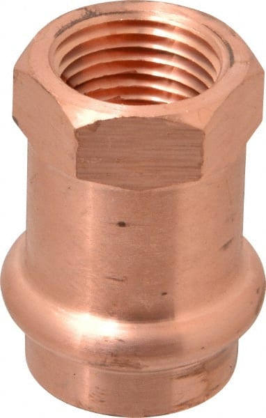 NIBCO - 3/4 x 1/2" Wrot Copper Pipe Adapter - Americas Industrial Supply