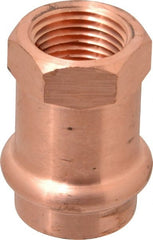 NIBCO - 3/4 x 1/2" Wrot Copper Pipe Adapter - Americas Industrial Supply