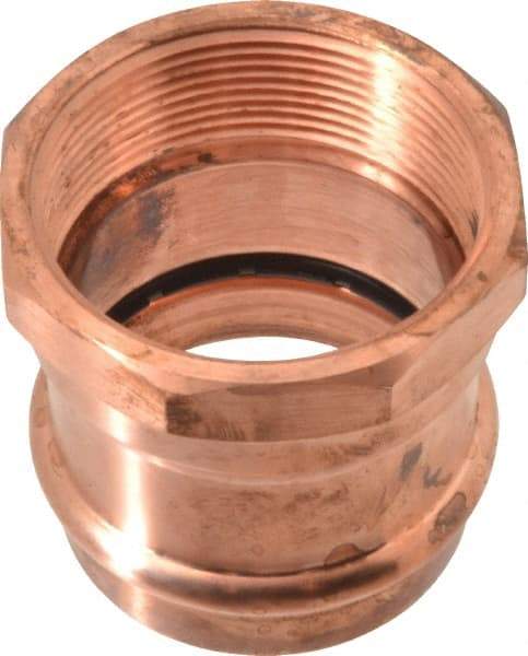 NIBCO - 2" Wrot Copper Pipe Adapter - P x F, Press Fitting - Americas Industrial Supply