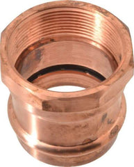 NIBCO - 2" Wrot Copper Pipe Adapter - P x F, Press Fitting - Americas Industrial Supply
