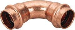 NIBCO - 3/4" Wrot Copper Pipe 90° Elbow - P x P, Press Fitting - Americas Industrial Supply