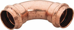 NIBCO - 1" Wrot Copper Pipe 90° Elbow - P x P, Press Fitting - Americas Industrial Supply