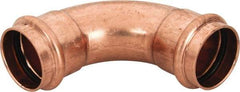 NIBCO - 1-1/2" Wrot Copper Pipe 90° Elbow - P x P, Press Fitting - Americas Industrial Supply