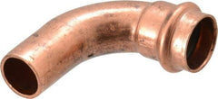 NIBCO - 3/4" Wrot Copper Pipe 90° Elbow - Ftg x P, Press Fitting - Americas Industrial Supply