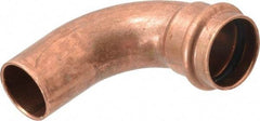 NIBCO - 1" Wrot Copper Pipe 90° Elbow - Ftg x P, Press Fitting - Americas Industrial Supply