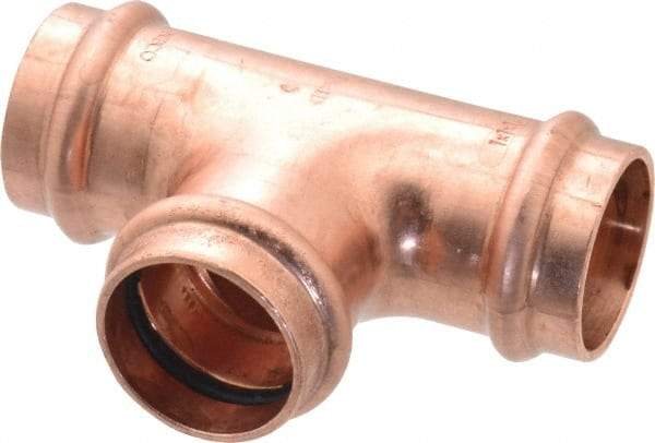NIBCO - 1" Wrot Copper Pipe Tee - P, Press Fitting - Americas Industrial Supply