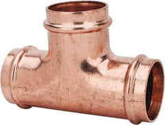 NIBCO - 2" Wrot Copper Pipe Tee - P, Press Fitting - Americas Industrial Supply