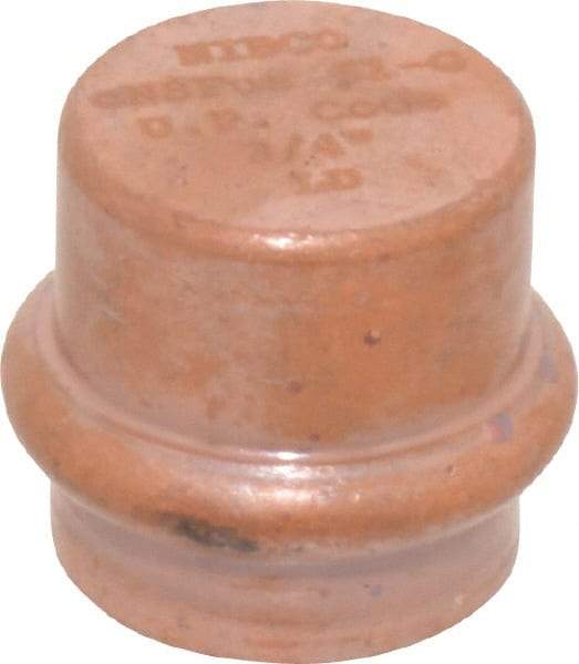 NIBCO - 3/4" Wrot Copper Pipe End Cap - P, Press Fitting - Americas Industrial Supply