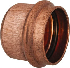 NIBCO - 1-1/4" Wrot Copper Pipe End Cap - P, Press Fitting - Americas Industrial Supply