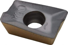 Iscar - HM90 APKT1003 PDR Grade IC808 Carbide Milling Insert - TiAlN/AlTiN/TiN Finish, 0.139" Thick, 0.79mm Corner Radius - Americas Industrial Supply