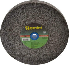 Norton - 24 Grit Aluminum Oxide Bench & Pedestal Grinding Wheel - 8" Diam x 1" Hole x 1" Thick, 3600 Max RPM, Very Coarse Grade - Americas Industrial Supply