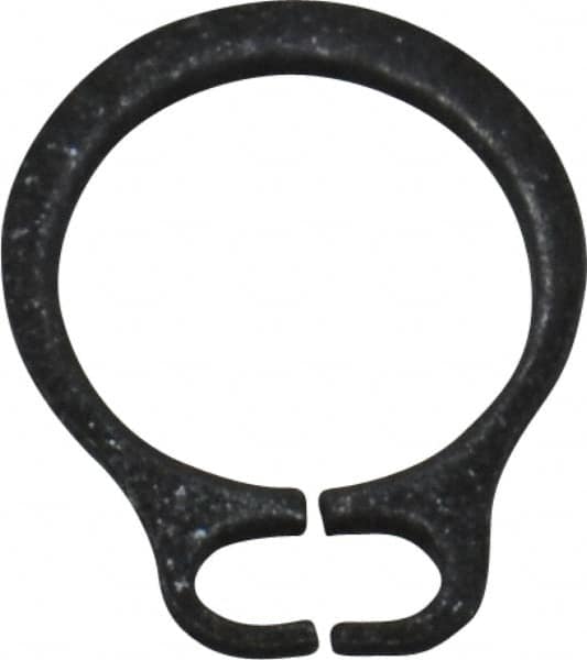 Value Collection - 0.117" Groove Diam, 1/8" Shaft Diam, Phosphate Spring Steel, Snap External Retaining Rings - 0.012" Groove Width, 0.01" Ring Thickness - Americas Industrial Supply