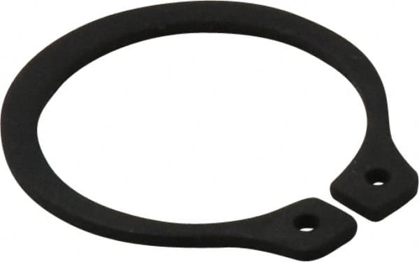 Value Collection - 0.646" Groove Diam, 11/16" Shaft Diam, Phosphate Spring Steel, Snap External Retaining Rings - 0.046" Groove Width, 0.042" Ring Thickness - Americas Industrial Supply