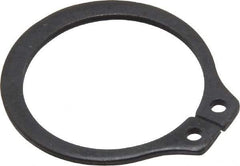 Value Collection - 0.704" Groove Diam, 3/4" Shaft Diam, Phosphate Spring Steel, Snap External Retaining Rings - 0.046" Groove Width, 0.042" Ring Thickness - Americas Industrial Supply