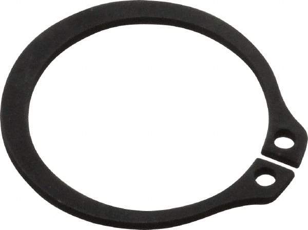 Value Collection - 0.762" Groove Diam, 13/16" Shaft Diam, Phosphate Spring Steel, Snap External Retaining Rings - 0.046" Groove Width, 0.042" Ring Thickness - Americas Industrial Supply