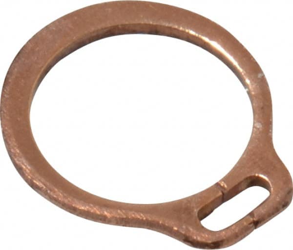 Value Collection - 0.175" Groove Diam, 3/16" Shaft Diam, Phosphate Spring Steel, Snap External Retaining Rings - 0.018" Groove Width, 0.015" Ring Thickness - Americas Industrial Supply