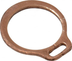 Value Collection - 0.175" Groove Diam, 3/16" Shaft Diam, Phosphate Spring Steel, Snap External Retaining Rings - 0.018" Groove Width, 0.015" Ring Thickness - Americas Industrial Supply