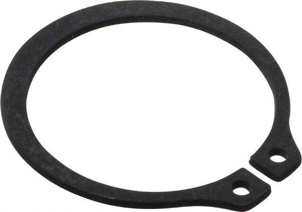 Value Collection - 1.118" Groove Diam, 1-3/16" Shaft Diam, Phosphate Spring Steel, Snap External Retaining Rings - 0.056" Groove Width, 0.05" Ring Thickness - Americas Industrial Supply
