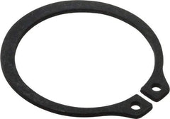 Value Collection - 1.118" Groove Diam, 1-3/16" Shaft Diam, Phosphate Spring Steel, Snap External Retaining Rings - 0.056" Groove Width, 0.05" Ring Thickness - Americas Industrial Supply
