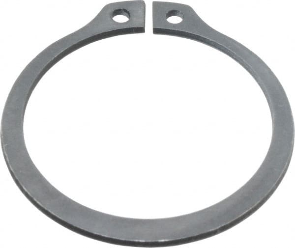Value Collection - 1.176" Groove Diam, 1-1/4" Shaft Diam, Phosphate Spring Steel, Snap External Retaining Rings - 0.056" Groove Width, 0.05" Ring Thickness - Americas Industrial Supply