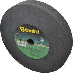 Norton - 60 Grit Silicon Carbide Bench & Pedestal Grinding Wheel - 12" Diam x 1-1/4" Hole x 2" Thick, 2070 Max RPM, Medium Grade - Americas Industrial Supply