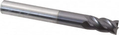 ProMax - 5/16", 1/2" LOC, 5/16" Shank Diam, 2-1/2" OAL, 4 Flute, Solid Carbide Square End Mill - Single End, AlTiN Finish, Spiral Flute, 40° Helix, Centercutting, Right Hand Cut, Right Hand Flute, Series 111 - Americas Industrial Supply