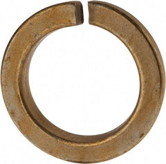 Value Collection - 2", 2.008" ID, 0.422" Thick Split Lock Washer - Grade 8 Spring Steel, Zinc Yellow Dichromate Finish, 2.008" Min ID, 2.039" Max ID, 2.936" Max OD - Americas Industrial Supply
