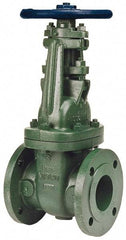 NIBCO - 4" Pipe, Class 150, Flanged-Raised Face Ductile Iron Solid Wedge OS & Y Gate Valve - 285 WOG, 150 WSP, Bolted Bonnet - Americas Industrial Supply