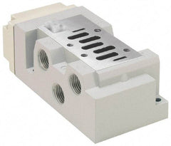 Parker - 1/2" Solenoid Valve Subbase 5599-2 - Use with H2 Series Solenoid Valves - Americas Industrial Supply