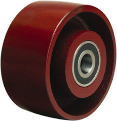 Hamilton - 4 Inch Diameter x 2 Inch Wide, Cast Iron Caster Wheel - 1,000 Lb. Capacity, 2-1/4 Inch Hub Length, 1/2 Inch Axle Diameter, Precision Ball Bearing - Americas Industrial Supply