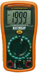 Extech - EX310, CAT III, 600 VAC/VDC, Digital Manual Ranging Multimeter - 200 mOhm, Measures Voltage, Current, Resistance - Americas Industrial Supply