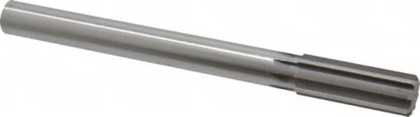 Made in USA - 1" High Speed Steel 8 Flute Chucking Reamer - Straight Flute, 7/8" Straight Shank, 2-3/4" Flute Length, 10-1/2" OAL - Americas Industrial Supply