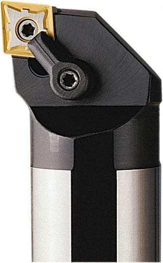 Seco - 50mm Min Bore Diam, 350mm OAL, 40mm Shank Diam, S-MCLN Indexable Boring Bar - 50mm Max Bore Depth, CN.. 1204.. Insert, Pin & Clamp Holding Method - Americas Industrial Supply