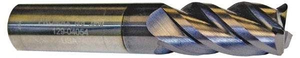 ProMax - 3/4", 4 Flute, Single End, Solid Carbide, 0.02" Corner Radius End Mill - 4" OAL, 40° Helix, Right Hand Flute, 1-1/2" LOC, Right Hand Cut - Americas Industrial Supply