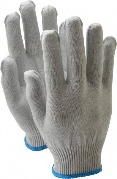 PRO-SAFE - Size L (9) Electrostatic Dissipative (ESD) Fiber Yarns General Protection Work Gloves - For Static Control, Uncoated, Knit Wrist Cuff, Full Fingered, Gray, Paired - Americas Industrial Supply