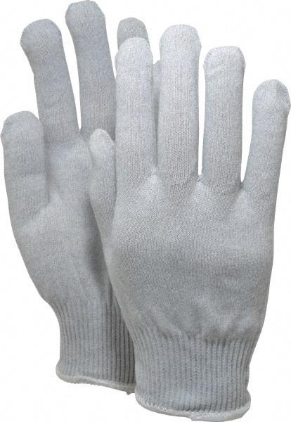 PRO-SAFE - Size XL (10) Electrostatic Dissipative (ESD) Fiber Yarns General Protection Work Gloves - For Static Control, Uncoated, Knit Wrist Cuff, Full Fingered, Gray, Paired - Americas Industrial Supply