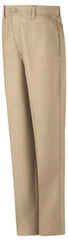 VF Imagewear - Cotton General Purpose Pants - Zipper Closure, 5 Pockets, 42" Waist, 32" Inseam, Khaki - Americas Industrial Supply